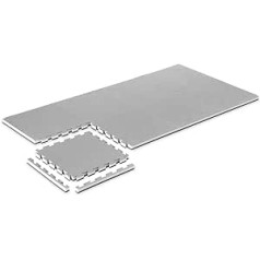 ProGame Kit 8 Pieces Tatami Mat 3.5 cm GYM-HOME Black/Grey 50 x 50 cm Tatami Puzzle Tatami Mat