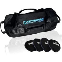 Hyperwear Sandbag system - sandbags for fitness - includes pre-filled sandbell-free weights