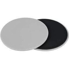 Leapiture Exercise core glider, fitness sliding disc, double-sided exercise core glider, sliding discs for full body training, abdominal and core training, pack of 2