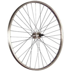 Taylor Wheels 26inch bike rear wheel aluminium for freewheel cogset silver