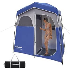 KingCamp Pop Up Shower Tent Privacy Screen Changing Room Instant Portable Outdoor Private Bathroom for Camping Shower Bath Toilet Beach Park Carry Bag Included