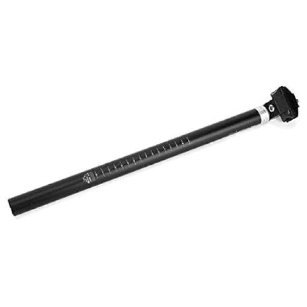 Cosiki July Gift Bicycle Seat Post Replacement Seat, 4 Sizes Bicycle Seat Post, Aluminium Alloy MTBRoad Bicycle Seat Post (27.2 x 450 mm, Black)