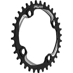 FUNN Solo Narrow Wide Chainring for 9 10 11 12 Speed Chain, Suitable for Crankset with 104 mm BCD Interface, Single Speed Chainring