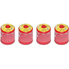ROTHENBERGER Industrial Camping Cartridge 450 g Top Gas Screw Gas Cartridge 450 g 880 ml Value Box for Long Service Life 7/16 Inch EU, Pack of 4, 1500003478-4
