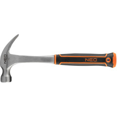 NEO Carpentry hammer 450 g, monolithic construction
