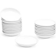 UIBFCWN Sauce Bowls Set of 25, Porcelain Dip Bowl, Diameter 10 cm, Soy Sauce Bowls, Sushi Bowls, Spice Bowls, Small, Mini Bowls for Charcuterie Board, Sushi, Tomato Sauce, BBQ