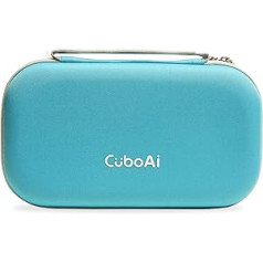 CuboAi Travel Suitcase, Protective Case for CuboAi Smart Baby Monitor, Mobile Stand and Accessories, Tranquil Blue