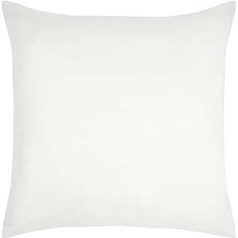 Lovely Casa - Pillowcase - Size 63 x 63 cm - 100% Cotton Certified Oeko-Tex - Excellent Quality - Colour Ivory - Eden Model - Home Bedding - Soft and Comfortable - Unisex