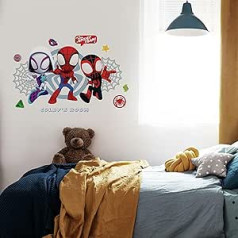 RoomMates Spidey and His Amazing Friends Peel and Stick Wall Sticker RMK4926GM