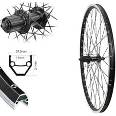 28 Inch Rear Wheel Shimano Black 8, -9, -10 Speed V-Brake Wheel Hollow Chamber 29 Inch Bear Angle
