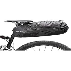 Columbus - Bicycle Saddle Bag 20 x 20 x 47 cm, 18 Litres, Black