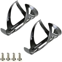 Pergear 2pcs Mountainbike(MTB) Kohlefaser Fahrrad Flaschenhalter Carbon 26g fur 72mm Durchmesser Flasche