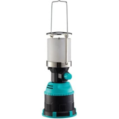INTEC - Gas Lamp 450 W Piezo Shell ABS for Gas Cartridge 190 g Camping