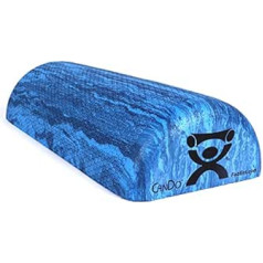 CanDo EVA Schaumstoffrolle halbrund (feuchtigkeits- und bakterienabweisend), Trainingsrolle - Pilates, Physio, Yoga, Fitness, 31 x 15 x 10 cm