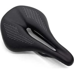 QIKU Road Bike Saddle Bicycle Seat MTB Saddle Black for