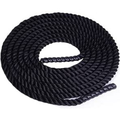 Battle Rope, 1,5 Zoll Durchmesser Poly Dacron 50Ft Länge Übung Dickes Seil, für Männer Frauen für Workout Cardio & Core Strength Training