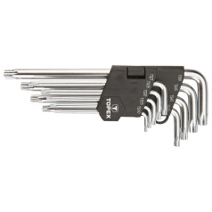 Topex TS10-50 pentagon keys, set of 9 pcs.