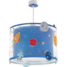 Dalber 41342 Planets Pendant Lamp, Plastic, blue, 33 x 33 x 25 cm