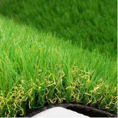 Artificial Grass Lawn Indoor Outdoor Realistic Thick Grass Carpet Artificial Grass Mat for Garden Landscape Dog 3x7m 4x15m Self Draining Artificial Grass Pad