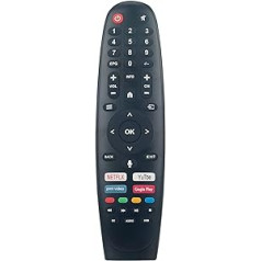 ALLIMITY Replacement Remote Control for ZEPHIR INVES SMART-TECH GRUNKEL LED-5021KGOO 32HA10V3 LED-3221GOIN TAG40-8900 LED5021KGOO 32HA10V3 LED3221GOIN