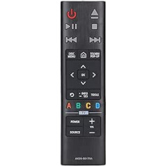 Annadue AK59-00179A Remote Control Replacement for Samsung Blu-ray DVD Player UBDK8500 UBD-K8500 RTAK5900179A UBDKM85C UBDK8500/ZA UBD-K8500/ZA UBDKM85C UBD-KM85C