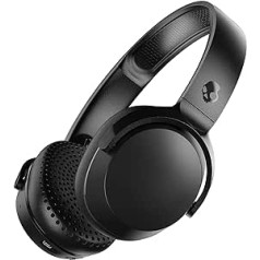 Skullcandy Riff 2 On-Ear Wireless Headphones, 34 Hours Battery Life, Micro, Compatible with iPhone, Android and Bluetooth Devices - Black