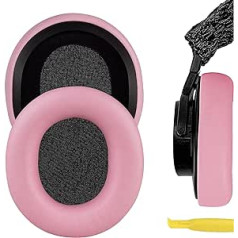 Geekria QuickFit Replacement Earpads Compatible with Sony MDR-7506, MDR-V6, MDR-V7, MDR-CD900ST Headphone Ear Pads, Headset Ear Pads Replacement Parts for Ear Cups (Pink)