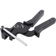 Cable Tie Tool Cable Tie Gun Cable Tie Pliers 12 mm Stainless Steel Cable Ties with Tension Automatic Cutting Function Cable Tie Tensioner Tool Gun Pliers Tensioner for Stainless Steel Cable Ties
