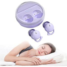 Xmenha Invisible Small Bluetooth Sleep Earbuds for Side Sleepers, Wireless, Invisible Noise Cancellation, Earbuds for Sleep, Tiny Sleep Earbuds for Small Ears, Wireless