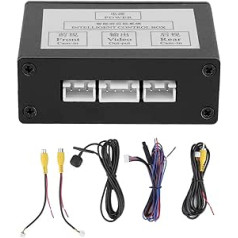 Camera Converter Channel Parking Space Camera Converter Front Rear View Video Switch Channel Control Box Adapter Car Accessories