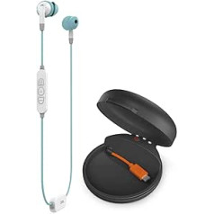 JBL JBLINSP700TEL Inspire 700 Kabelloser In-Ear-Sport Kopfhörer mit Ladebox aqua und weiß,blau