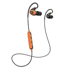 ISOtunes PRO 2.0 Bluetooth Earbuds Headphones, 27dB Noise Cancellation, 16+ Hours Battery, IP67 Durability, Noise Cancelling Microphone (Safety Orange)