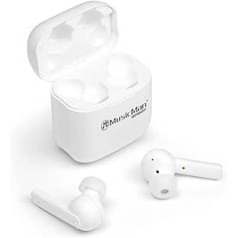 MusicMan ANC-TWS Bluetooth In-Ear Headphones BT-X52 - Bluetooth 5.0, ANC, Phone Calls, Clear Voice Transmission, Transmission Range ~ 10 m, Headphones Charging Box, Voice Assistant Function