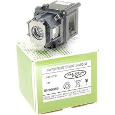 Alda PQ-Premium, Beamerlampe/Ersatzlampe für EPSON EB-500KG, EB-G5200, EB-G5200W, EB-G5250WNL, EB-G5300, EB-G5350, EB-G5350NL, H286A, EB-G5000 Projektoren, Lampe mit Gehäuse