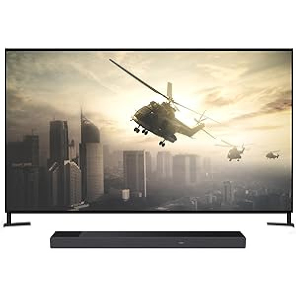 Sony BRAVIA XR-85X95L Mini LED 4K HDR Google TV HT-A7000 7.1.2 Channel Dolby Atmos Soundbar, Black