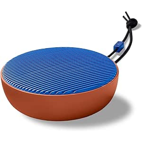 Vifa City Bluetooth Speaker, Wireless Bluetooth, Wireless Speaker with Bluetooth 5.0 for Computer and Phone, Portable Bluetooth Speaker for Travel - Terracotta Blue