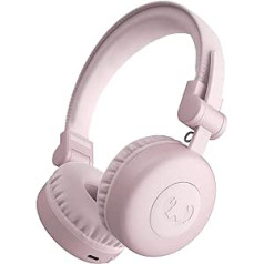 Fresh 'n Rebel Code Core Bluetooth Headphones On-Ear Wireless 30 Hours Playtime with Microphone and Voice Assistant, Volume Control and Play/Pause Buttons, Foldable (Smokey Pink)