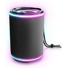 Energy Sistem Urban Box Black Supernova (Portable Speaker 16 W, LED Lights, Bluetooth, USB/microSD, TWS, Audio-In) - Black