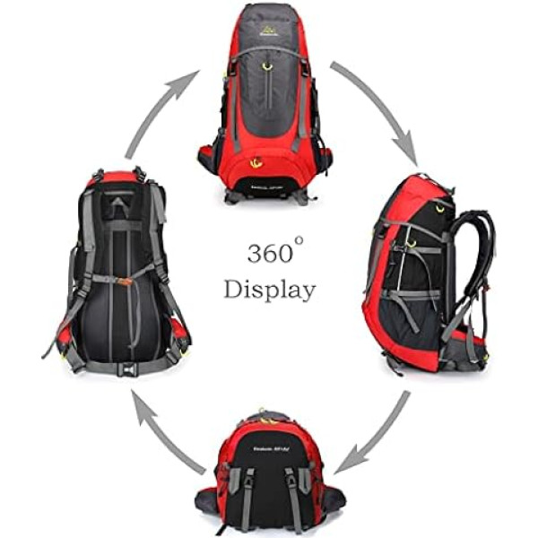 Doshwin 70L Trekking Backpack Camping Backpack Travel Backpack Hiking Backpack Large Backpack for Men and Women