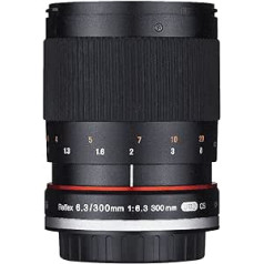 Rokinon 300M-MFT-BK 300 mm F6.3 Spiegelobjektiv für Olympus Pen und Panasonic Wechselobjektiv-Kameras – MFT