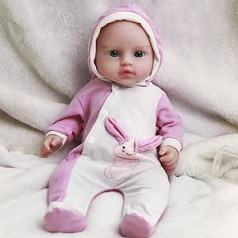 COSDOLL Reborn Doll 43 cm - Realistic Silicone Baby Girl Lifelike Baby Dolls, Reborn Doll Full Silicone Gifts for Girls Children 6+