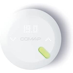 Comap QTW11-GW-CO-EU / L151002001 Connected Smart Home Thermostat, White, 105 x 105 x 25 mm