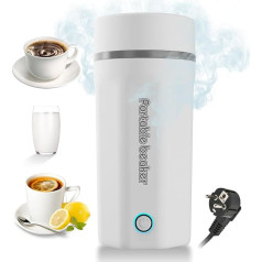 Emooncn Kettle Small 500 ml Travel Kettle Small Portable Electric Kettle Travel Kettle with Automatic Shut-Off Mini Kettle for On the Go Camping Teapot Stainless Steel Green