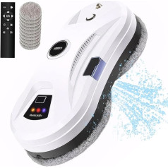 Memows Window Cleaning Robot Automatic Window Cleaner Electric Window Cleaner Robot 5600PA Intelligent Window Robot Window Cleaning Robot Window Vacuum Cleaner with Spray Function Remote Control