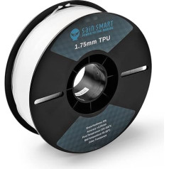 SainSmart 87A TPU Filament 1.75mm Flexible TPU 3D Printer Filament 1kg Spool, Natural