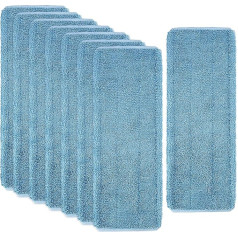 LTWHOME Microfibre Mop Pads Fits Polti Vaporetto Smart AirPlus, Vaporetto Comfort (Pack of 8)