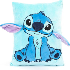 Jay Franco Disney Lilo & Stitch Plush Cuddle Pillow - Super Soft 3D Bed Pillow for Nursery Decoration