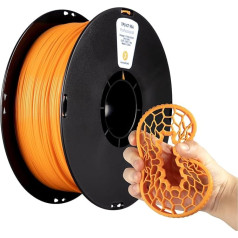 kexcelled TPU Filament 1.75 mm, 1 kg Spool (2.2 lbs), Flexible 3D Printer Filament, Shore 95A, High Tenacity, Excellent Elasticity, Dimensional Accuracy +/- 0.05 mm, Orange