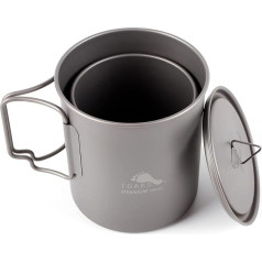 TOAKS Titan Pot 750 ml and Camping Cup 450 ml Combination Set