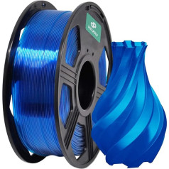 Pinuotu 3D Printer Filament, PETG P Filament, 1.75mm, 1kg Spool, Dimensional Accuracy +/- 0.03mm, 108% European Raw Material (Blue)